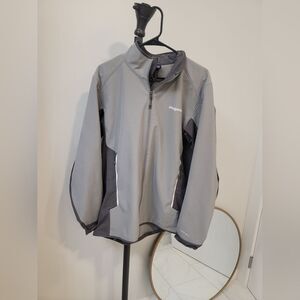 Patagonia Polartec Windbloc Adze Hybrid Jacket Full Zip Gray, Xl